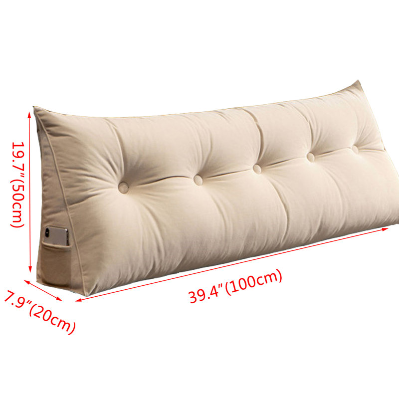 Wedge Pillow Throw Pillow
