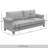 Mayner Fabric Reception Loveseat-1169084588