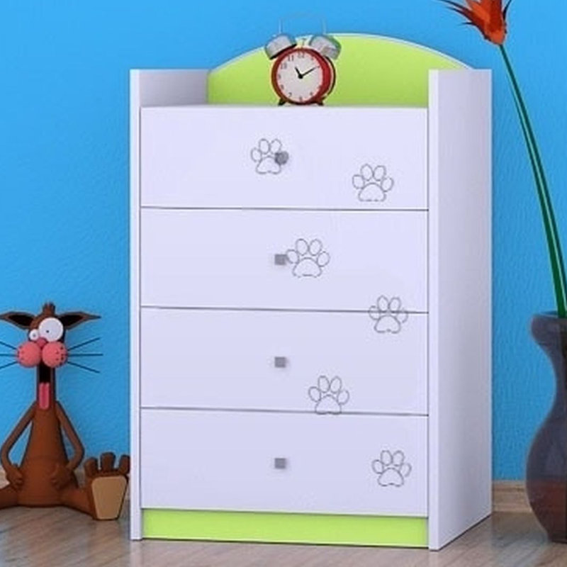 Nolte Kids 4 - Drawer Chest, Green