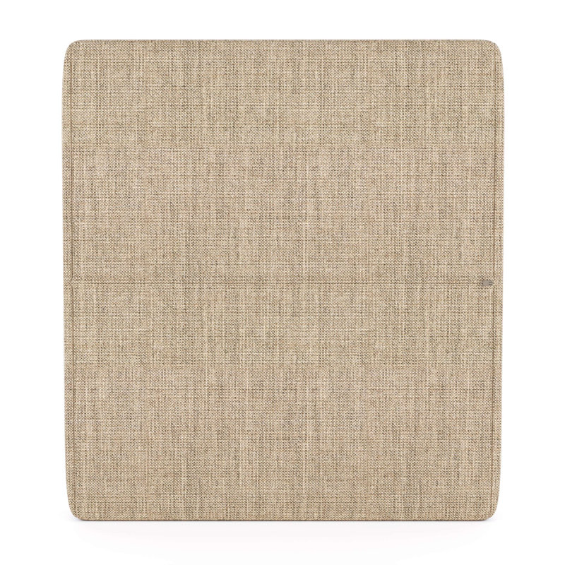 Sunbrella® Outdoor Ottoman Cushion, 4" H x 22" W x 20" D, Cast Ash Sunbrella® Plainweave