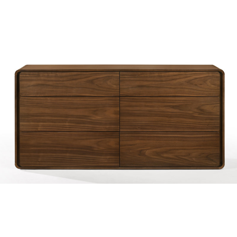 Commode double 6 tiroirs avec miroir Vernelle