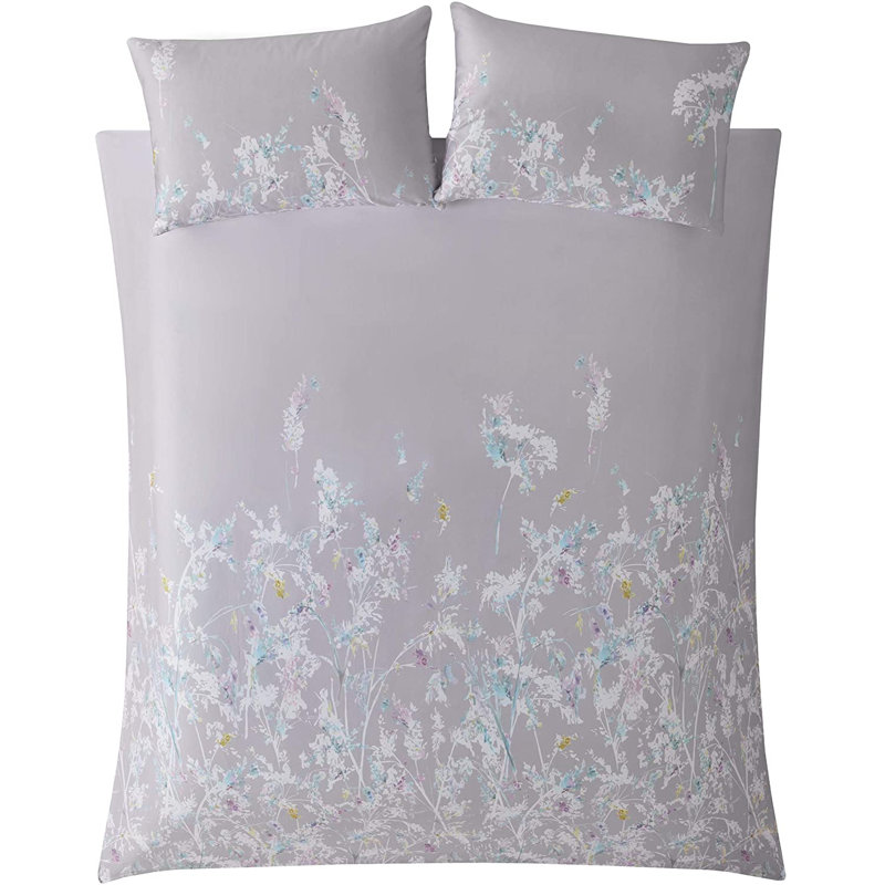 Floral Duvet Cover Set with Pillowcases, Double - 2 Standard Pillowcases