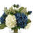 Assorted Hydrangeas with Thistle, Cactus and Protea in Glass Vase