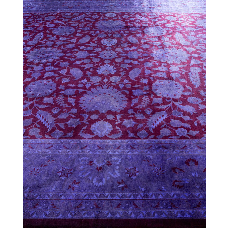 Fine Vibrance One-of-a-Kind 9'2" X 12'6" Hand Knotted Area Rug