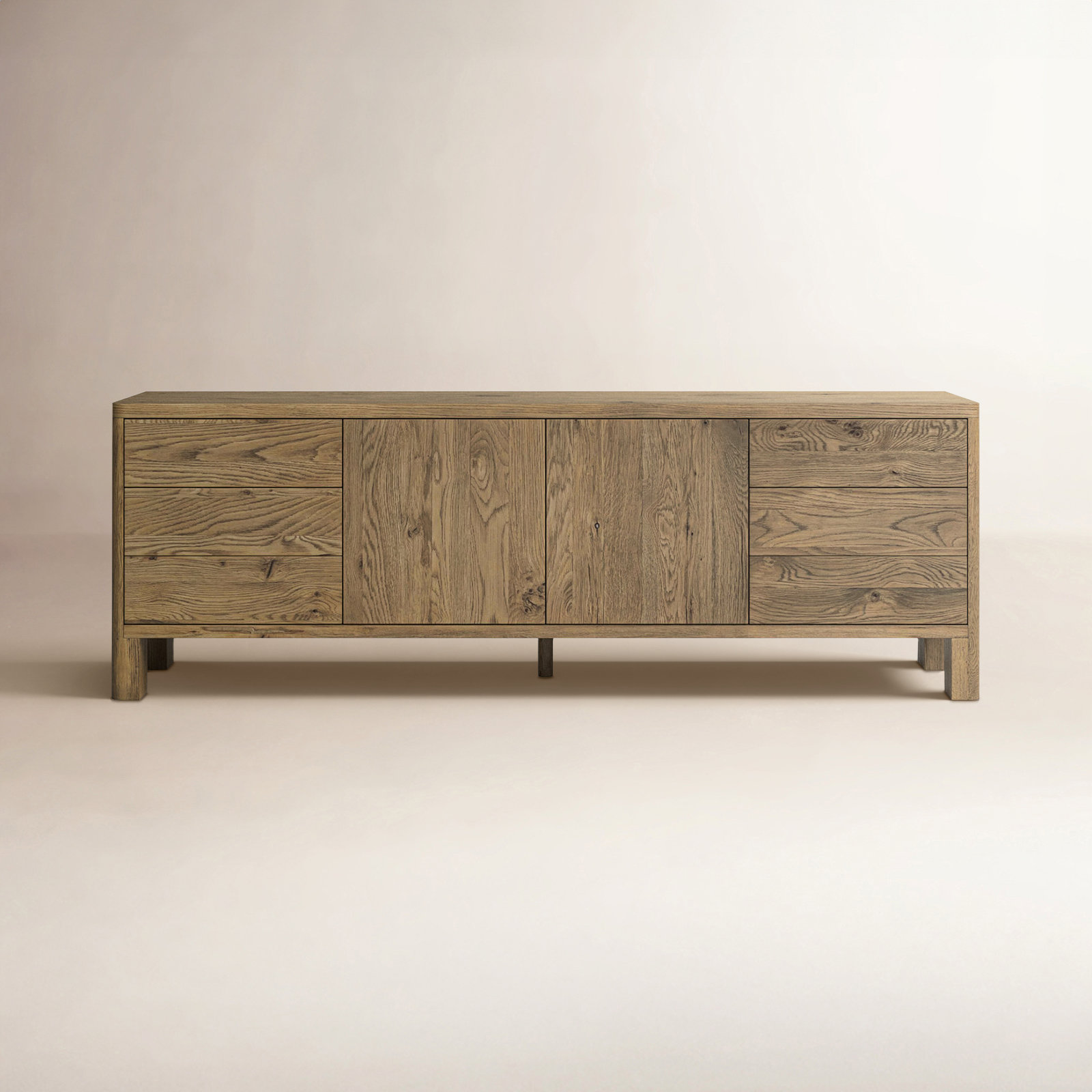Weymouth Oak TV Stand, Black