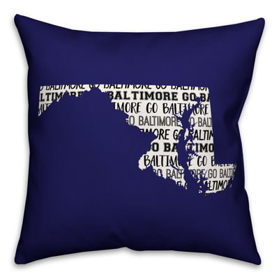 Maryland Go Team Throw Pillow