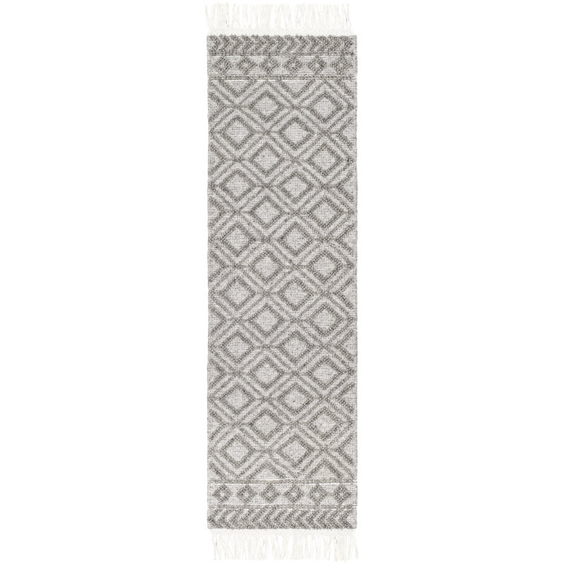 Carletta Wool Geometric Indoor Rug, Runner 2'6" x 8'