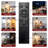 Modern Smart Floor Lamp with Side Table, Adjustable Height, Stepless Dimming, Remote & App Control, Matte Black Metal with Wood Shelves-1429904438