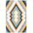 Beardall Hand Woven Wool/Cotton Southwestern Rug in Black/Ivory-572831164