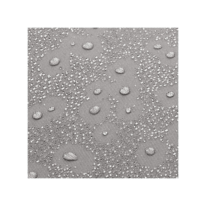 iDesign Fabric Shower Curtain, Water-Repellent and Mold- and Mildew-Resistant Liner, 72" x 72", Gray