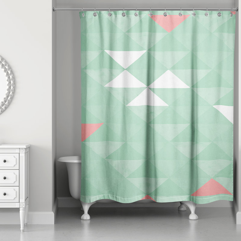Nowicki Geometric Shower Curtain