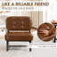 Fauteuil d'appoint rembourré sans accoudoirs
