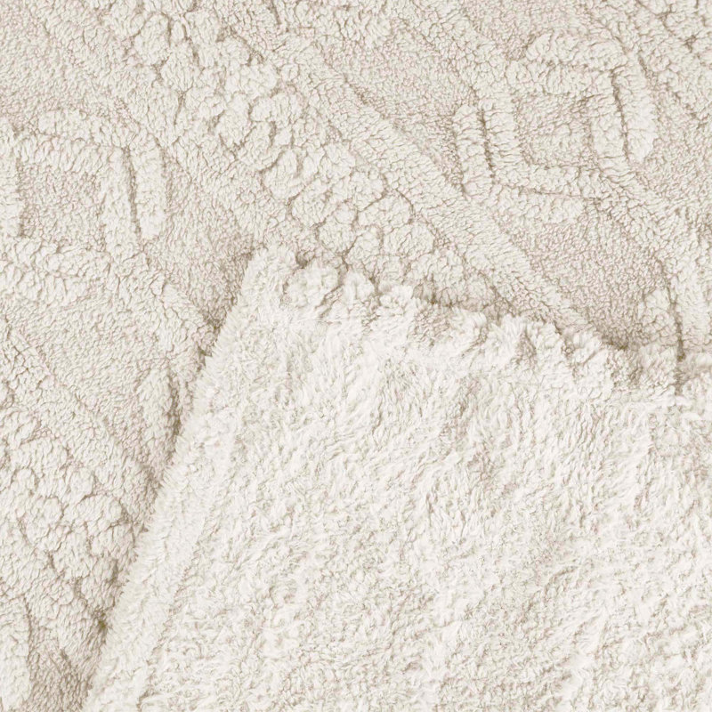 Literie moelleuse Boho, Ivoire ivoire, Lit simple