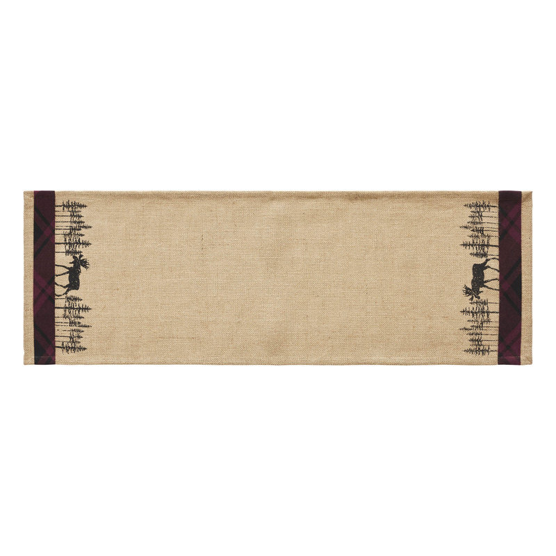 Arjon Rectangle Cotton Table Runner, 36" x 12"
