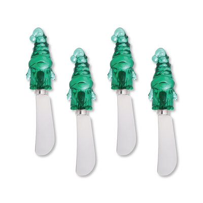 Gnome Transparent Polyresin Cheese Spreader, S4