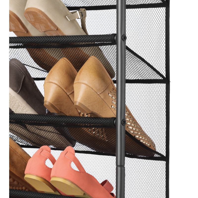 36 Pair Shoe Rack, Gray