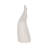Unique Ceramic Whale Tail Figurine Object for Home Decor - Decorative Sculpture Textured Statue Accent for Desks, Living Room Decoration - 10", White