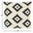 Jada Geometric Cream/Black Square Throw Pillow-1342790201