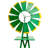 Haghni Rust Resistant Abstract Windmill-299249635