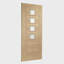 Internal Oak Palermo with Obscure Glass-45399124