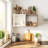 White Display Rack Wall Mounted