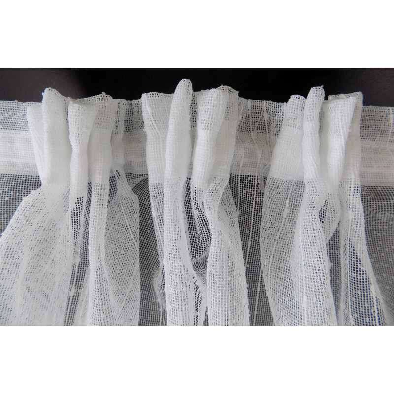 PePPer Semi Sheer Curtain Single Panel, Width 750 x Drop 245 cm