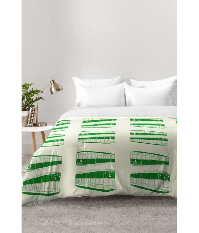 Morgan Kendall Modern & Contemporary Polyester Comforter, Full/Queen Comforter + 2 Standard Shams