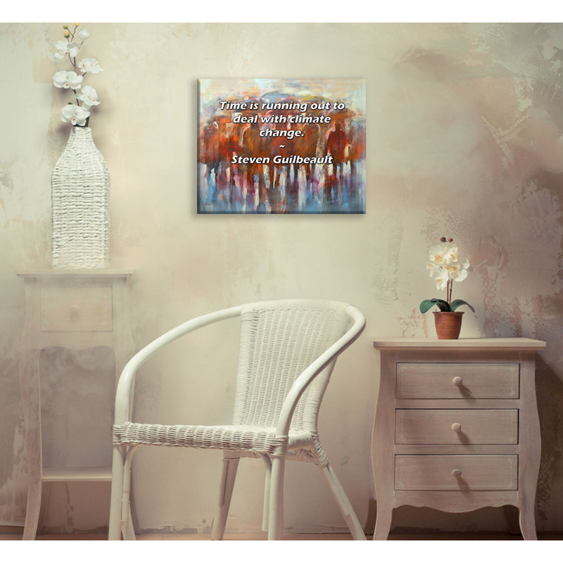 Toile tendue Ophelia & Co. par Rich Wilkerson Jr.: «Si vous êtes trop grand pour servir., H 13 po x l 18 po