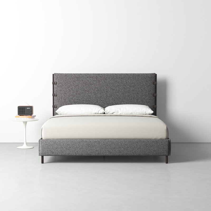 Elmfield Upholstered Metal Panel Bed, King