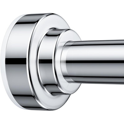 Tringle de rideau de douche à tension réglable 32-43 po No Still, antidérapant et antirouille