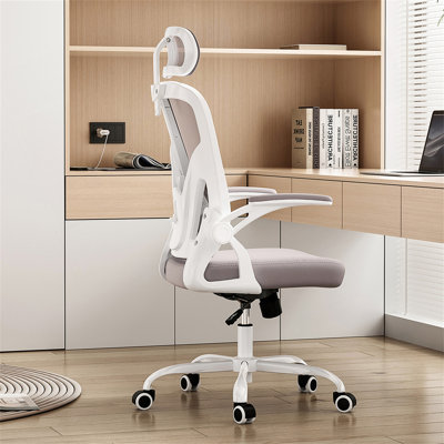 Ergonomic Office Chair, Home Office Desk Chair With Headrest, High Back Computer Chair With Armrests And Adjustable Lumbar Support For Home Office Study Room