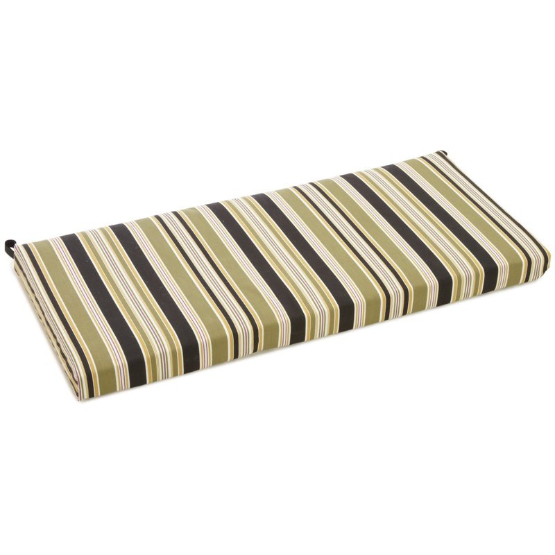 Outdoor 3'' Bench Seat Cushion, Eastbay Onyx, 42" W x 19" D