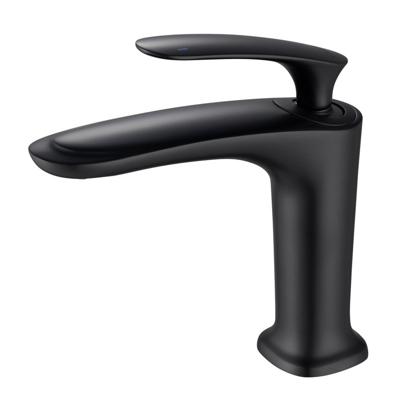 Brianna Single-Hole Bathroom Faucet, Matte Black
