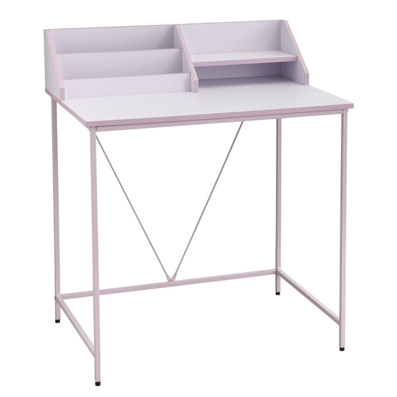 Bureau Morgane, Blanc / Rose
