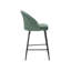 Upholstered Counter Stool with Metal Frame-395613085