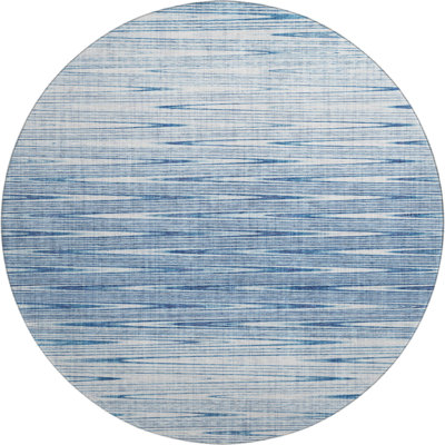 Premium Machine Washable Prisco Blue Rug