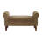 Carreras 45" Rolled Arm Upholstered Backless Bench with Turned Legs-70948140