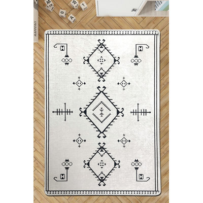 Sonoran White/Black Rug