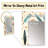 Veney Beige Vintage Nomad Ii Boho Pattern - boho  Unique Wall Mirror, Boho Mirror, Printed Metal Art-1499570809
