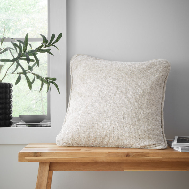 Wilson Plain Cushion Cover, Beige