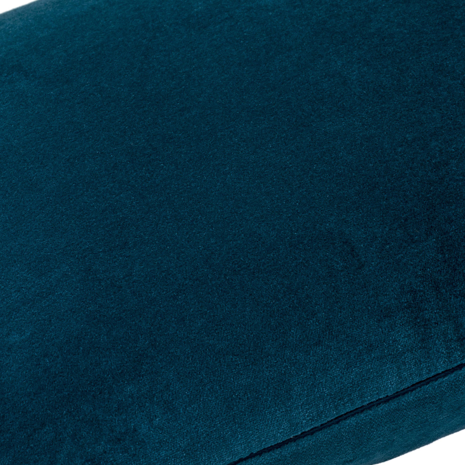 Denny Velvet Throw Pillow , Pillow Cover Only - No Insert, Prussian Blue, Square 18"