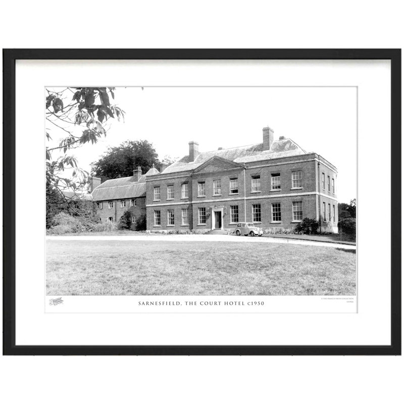Sarnesfield, The Court Hotel C1950 - Single Picture Frame Print, 60cm H x 80cm W x 2.3cm D
