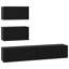 TV Cabinet Set 4 Pcs 100 X 30 X 30 Cm Engineered Wood-525349530