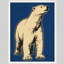 Minimal Polar Bear Framed Wall Art Prints - Nordic Animal Decor for Nursery Kids Room-125212058-125212060