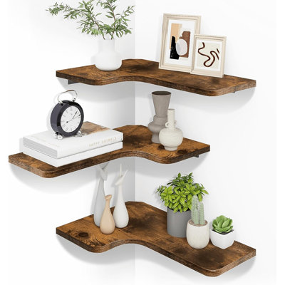 Clovill 3 Piece Corner Corner Shelf