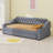 Upholstered Daybed With Drawers,Storage Armrests And USB Port-2039460442