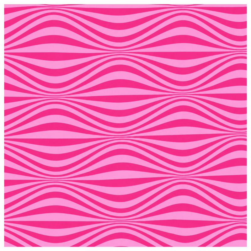 Rideaux de fenêtre à lignes ondulées roses, voilages et voilages occultants - 1 panneau, 50 po x 92 po - 1 panneau