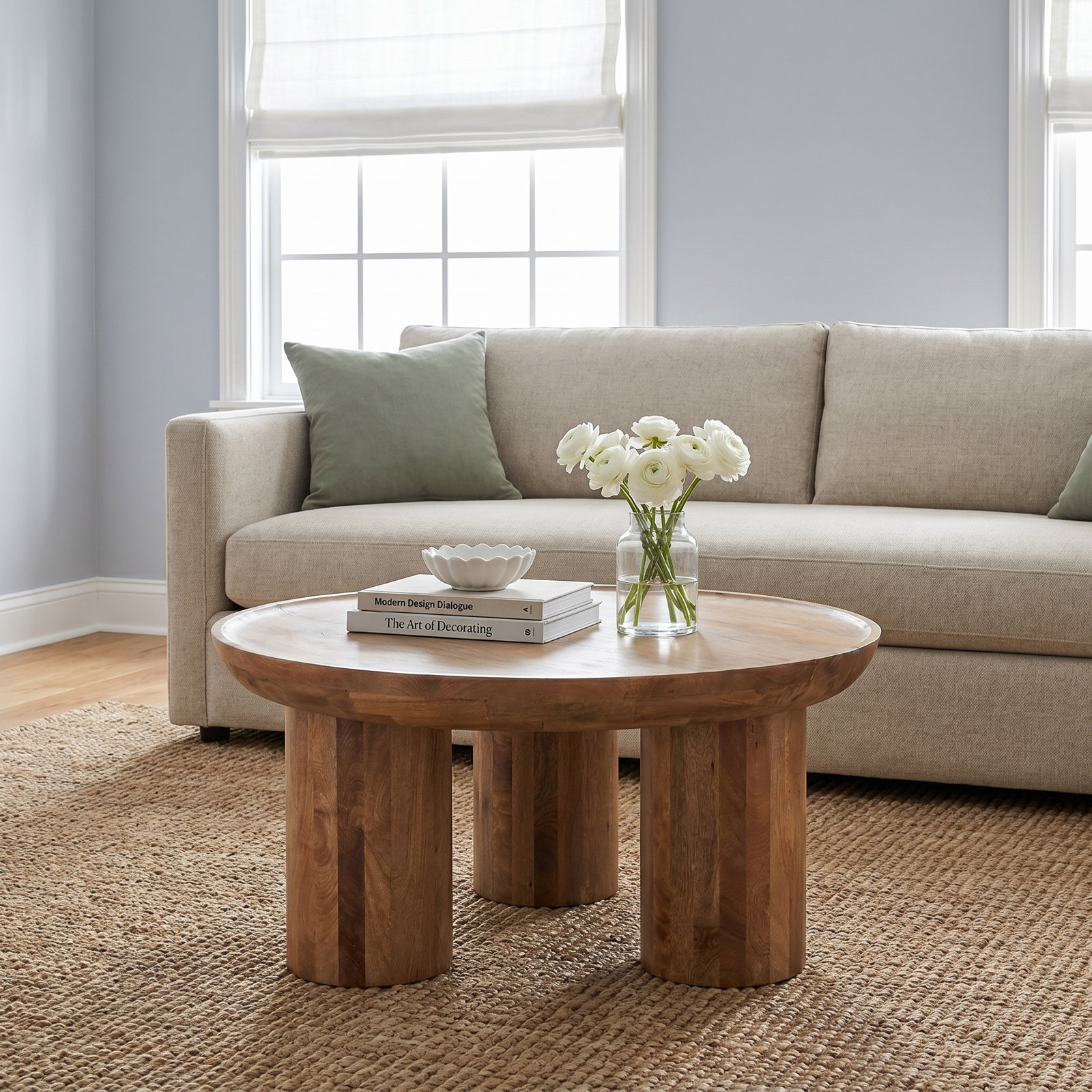 Hailie Solid Wood 33" Coffee Table