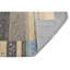 Hand Knotted Wool Striped Area Rug in Silver/Light Blue/Yellow-1806552698