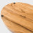 Handcrafted Acacia Wood Oval Brown Serving Tray